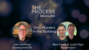 John Hoffman, Benj Pasek and Justin Paul of 'Only Murders in the Building'